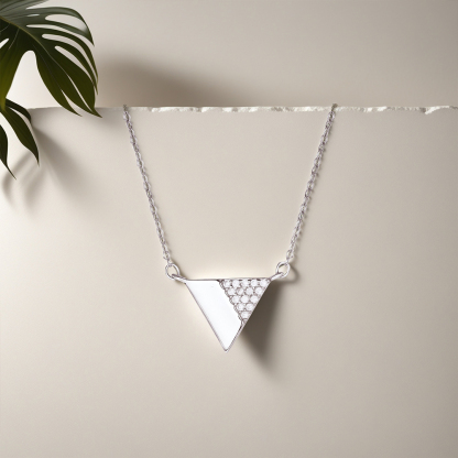 For Friend - My Badass Tribe Triangle Necklace