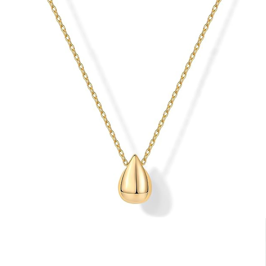 Memorial Tear Pendant Necklace 