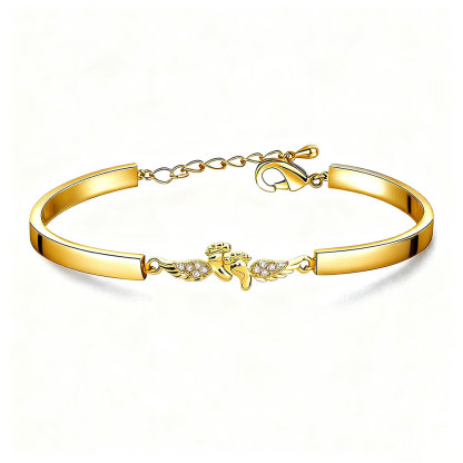 For Memorial - Mama Of An Angel Wing  Bracelet