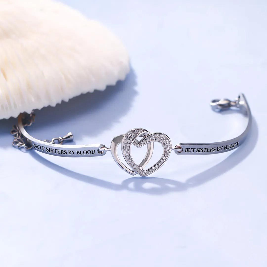 For Friend - Here's to another year of us Double Heart Bracelet