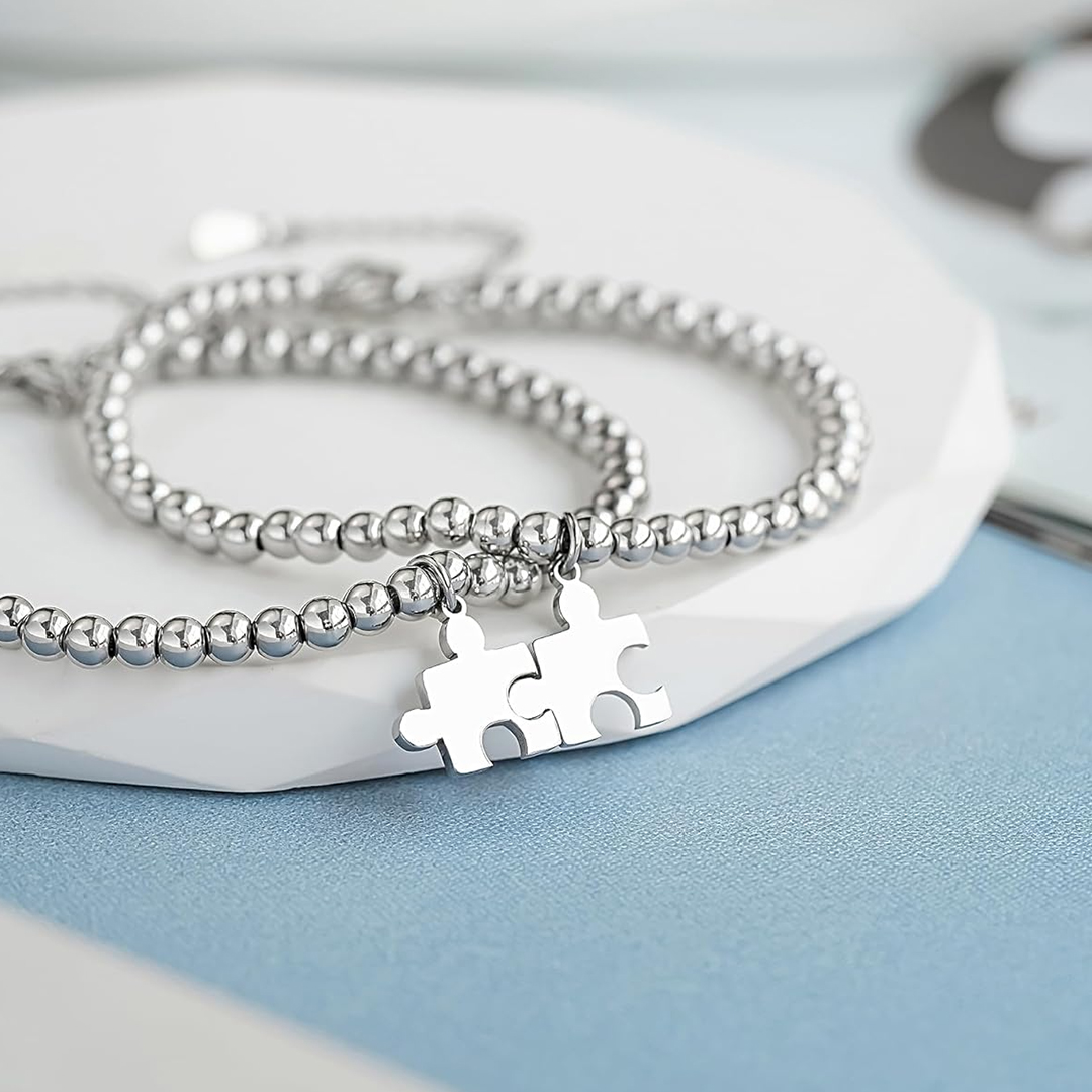 For friend- Thank you for being such an important piece of my life Puzzle Piece Bracelet