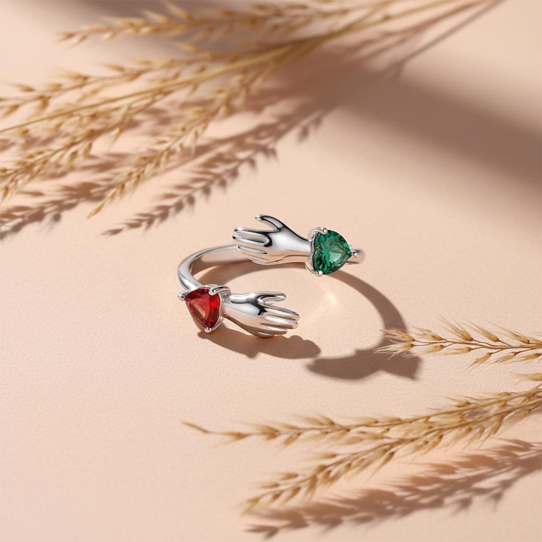 For Granddaughter - You Are Always In Mine Custom Birthstone Ring