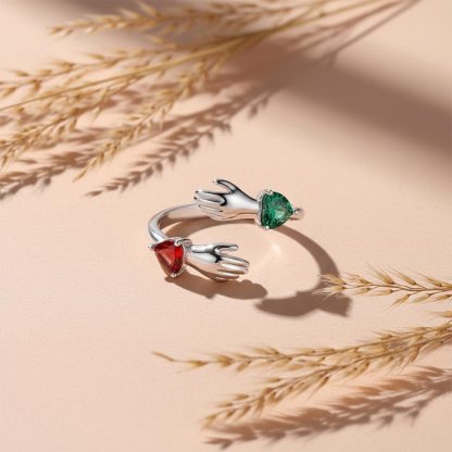For Granddaughter - You Are Always In Mine Custom Birthstone Ring