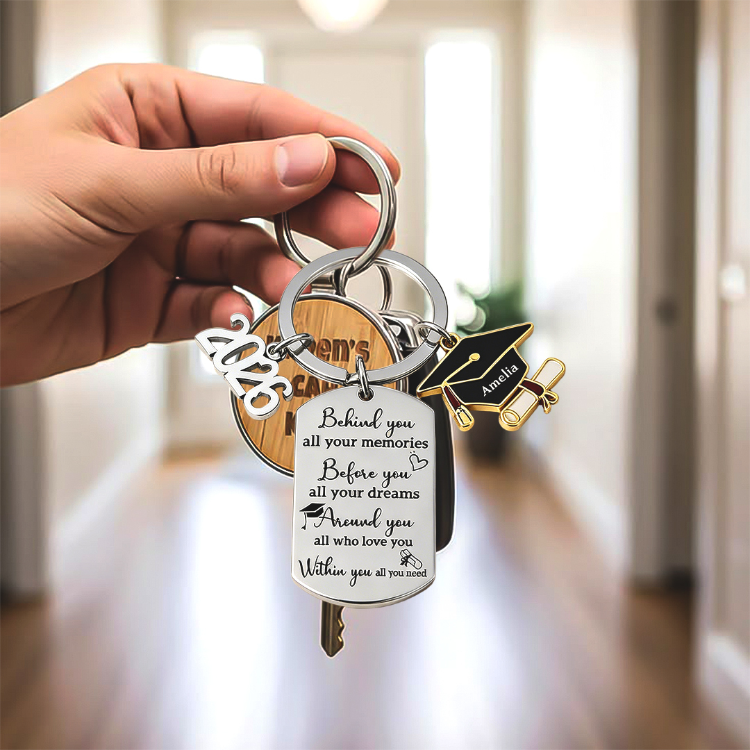 Custom 2026 Graduation Keychain