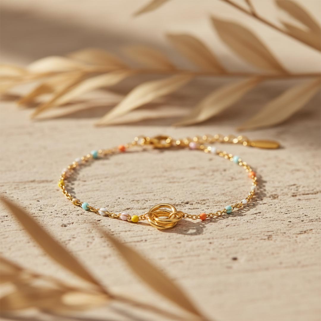 Three Generations Triple Circle Bracelet
