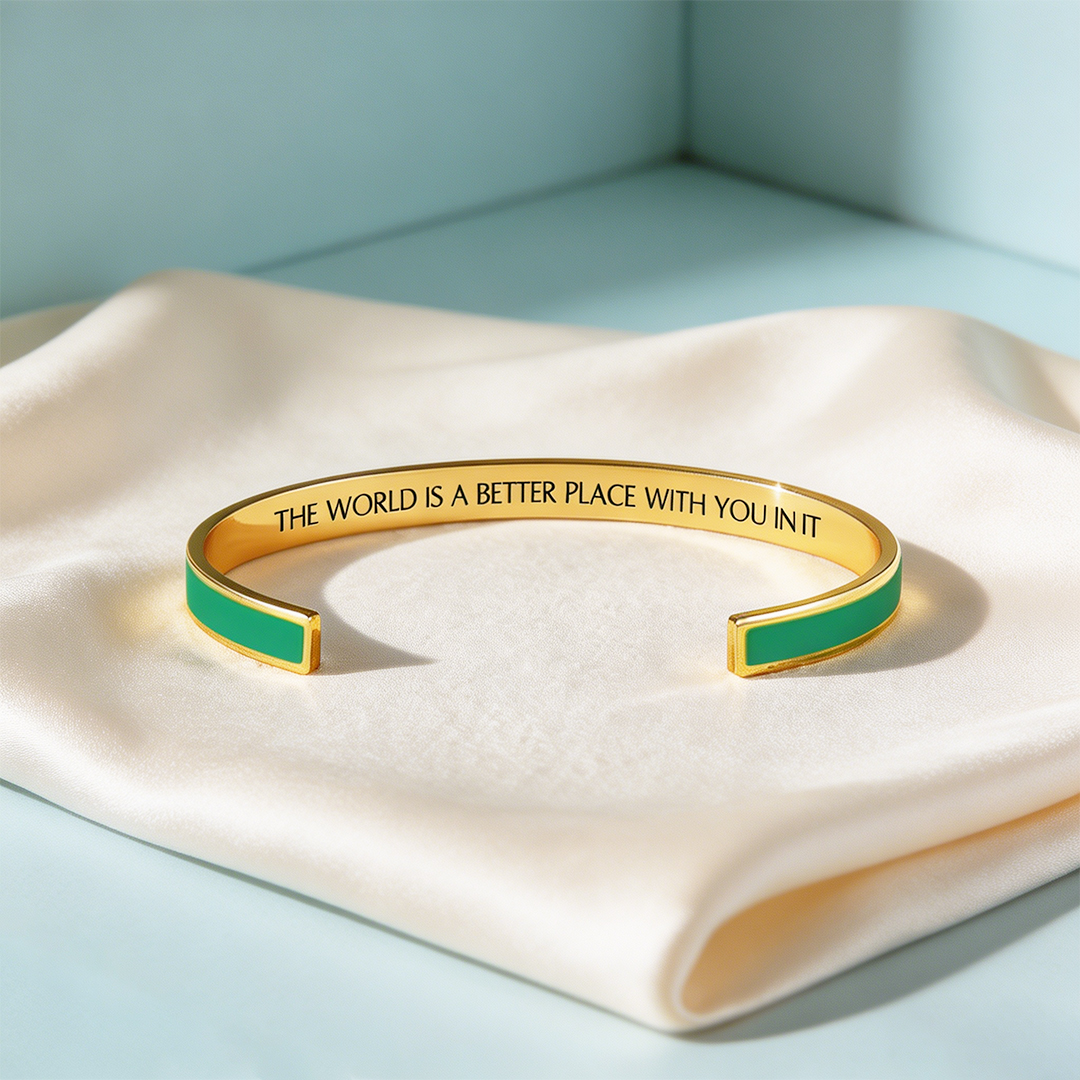 The World Is A Better Place With You In It Bracelet