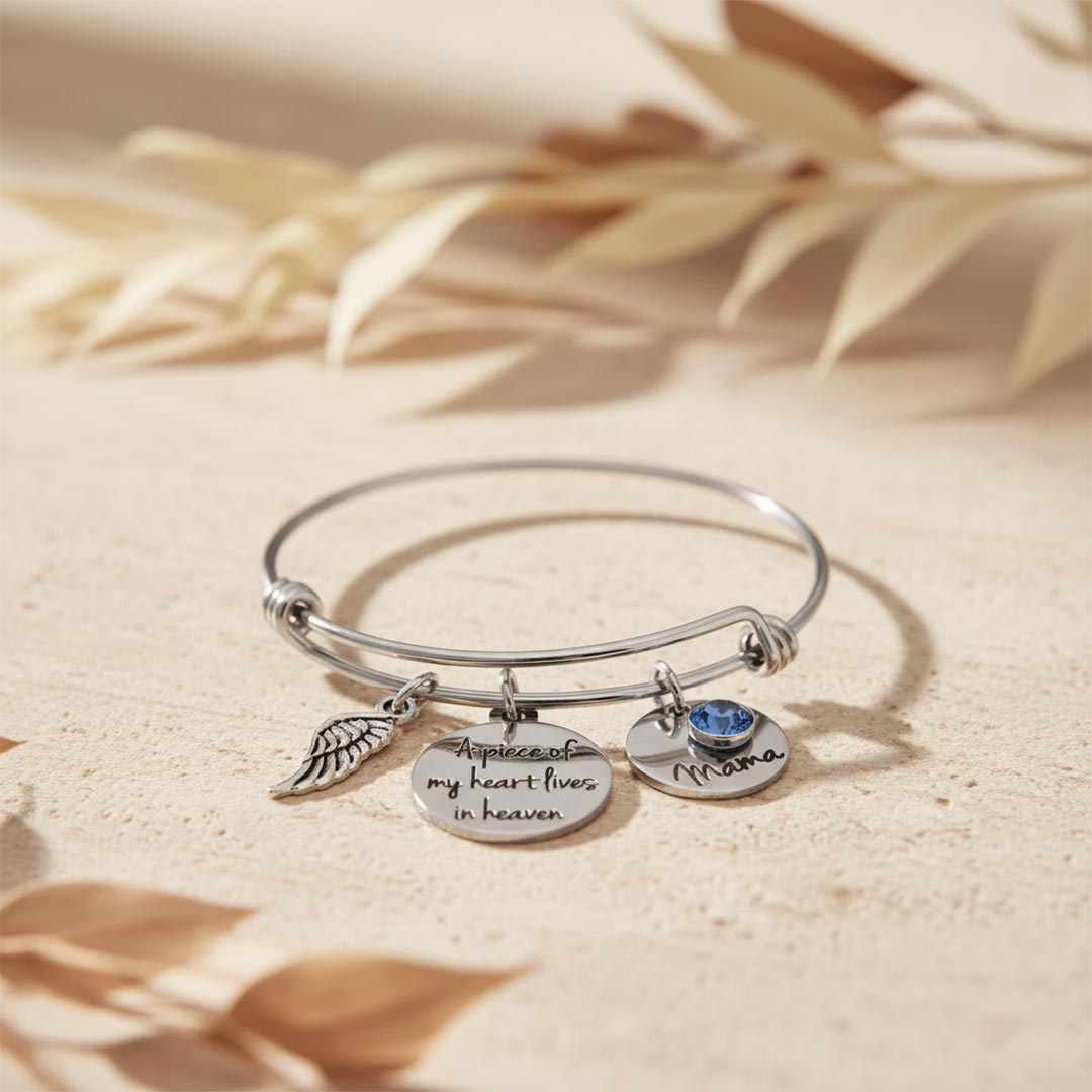 "Piece Of My Heart" Memorial Bracelet