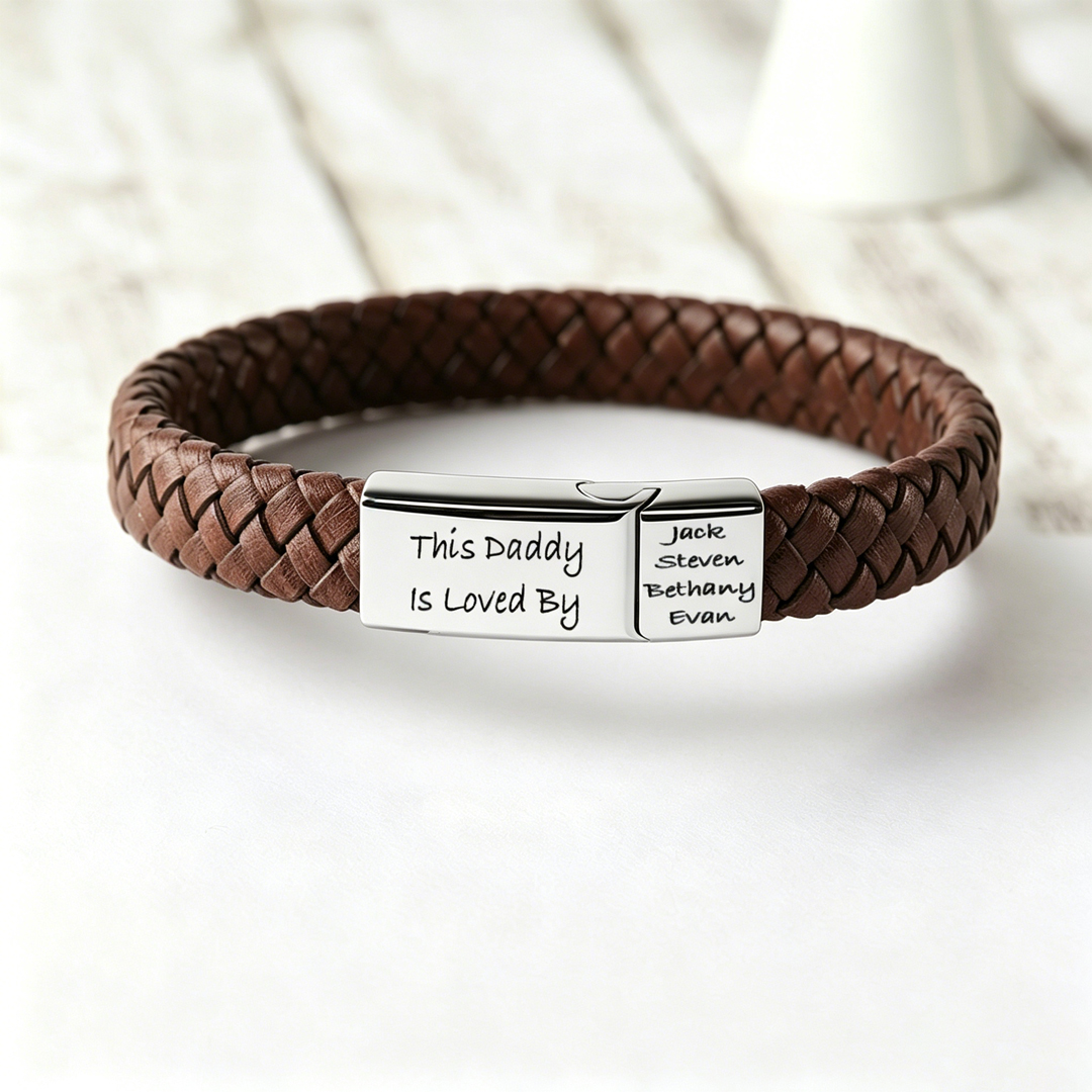 For Father - This Dad Is Loved By... Customizable Bracelet