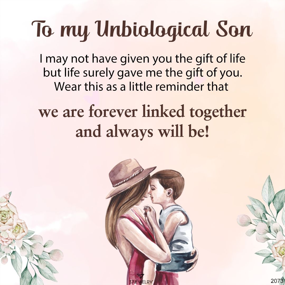 For Son - We Are Forever Linked Together With Ceramic Infinity Braided Bracelet