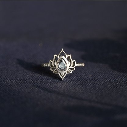 Fck My Trauma Lotus Ring
