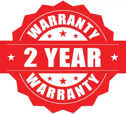 2 YEAR WARRANTY