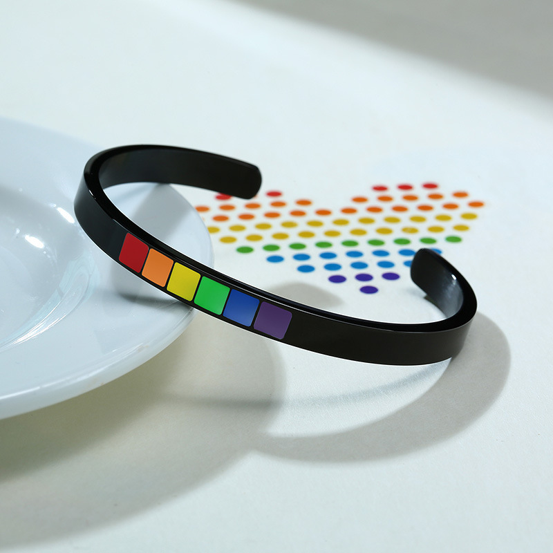 Rainbow Cuff Bracelet