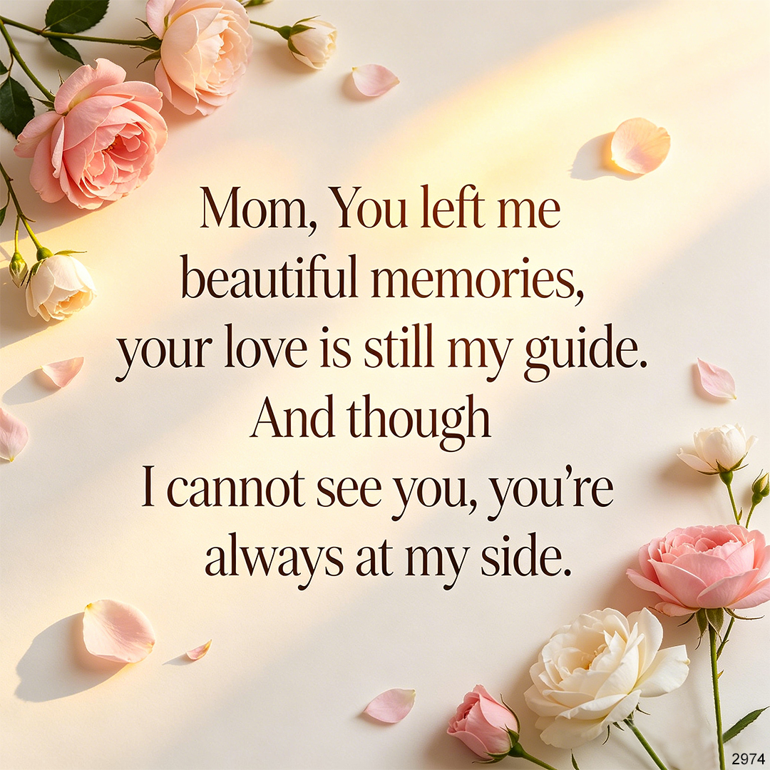 "Mom, I miss you so much." Memorial Bracelet