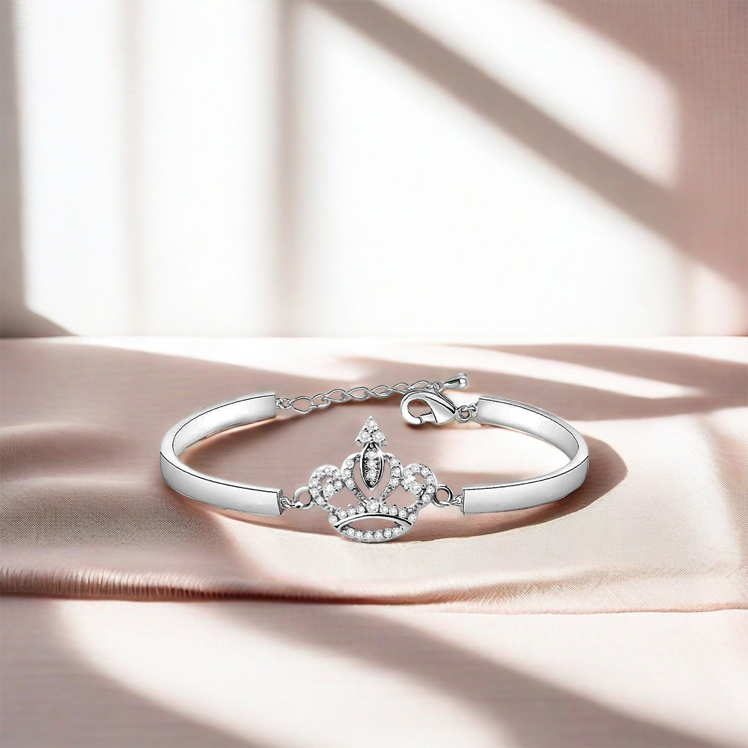 For Friend - Straighten Your Crown Crown Bracelet