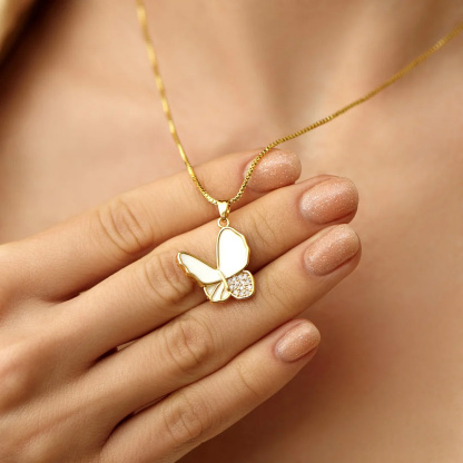 Congrats! All You Have To Do Is FLY Butterfly Necklace