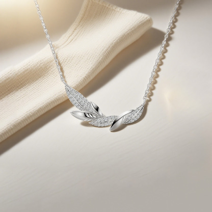 Your Guardian Angel Is Watching And Protecting Feather Necklace