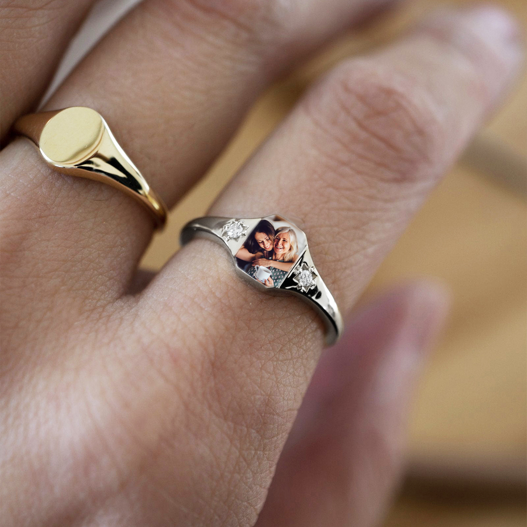 I’m So Proud Of You Photos And Birthstone Custom Ring