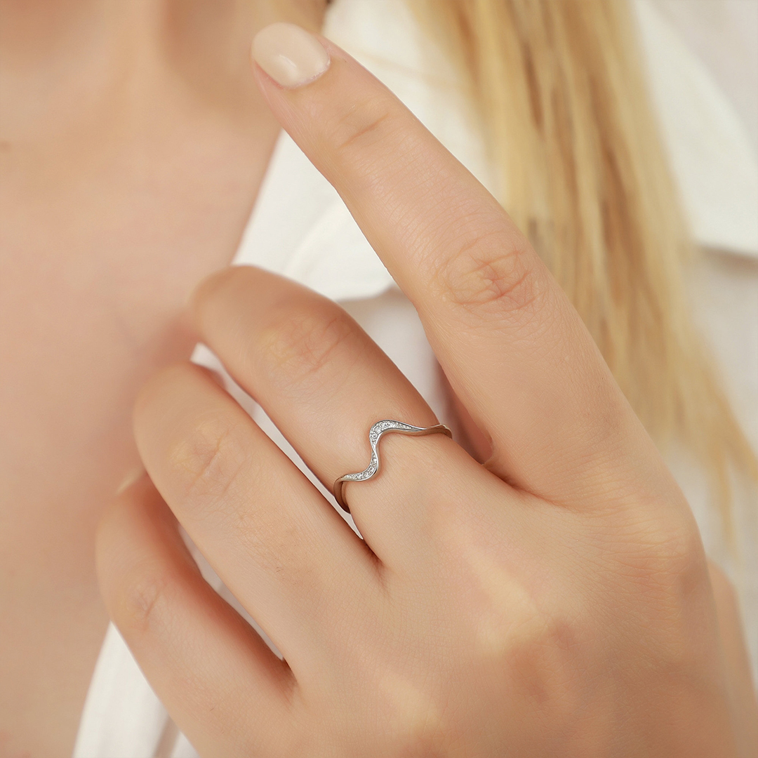 For Self - You've Survived Too Many Storms Wave Ring