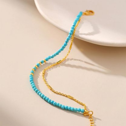 Sea Seeker Turquoise beaded bracelet