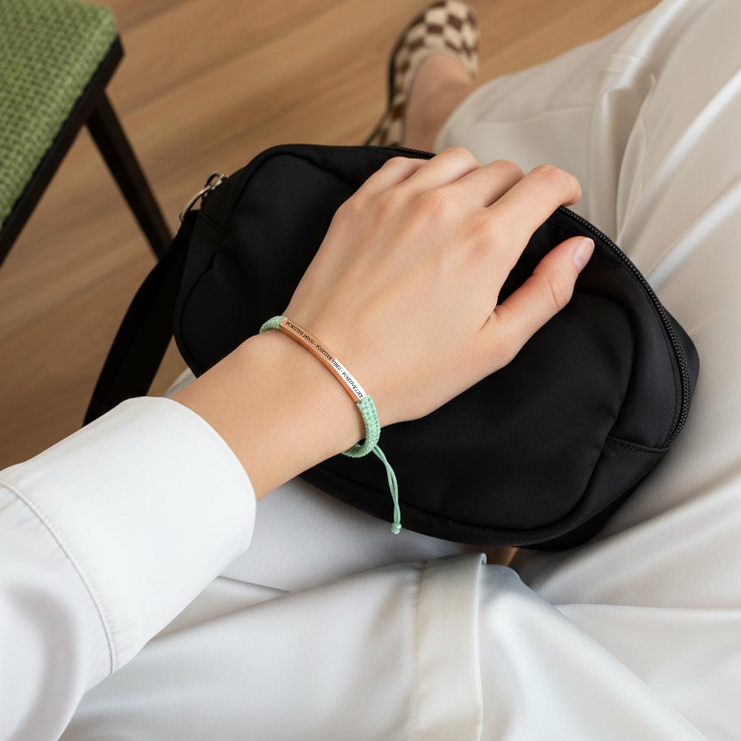 Mental Health Awareness Braided Bracelet