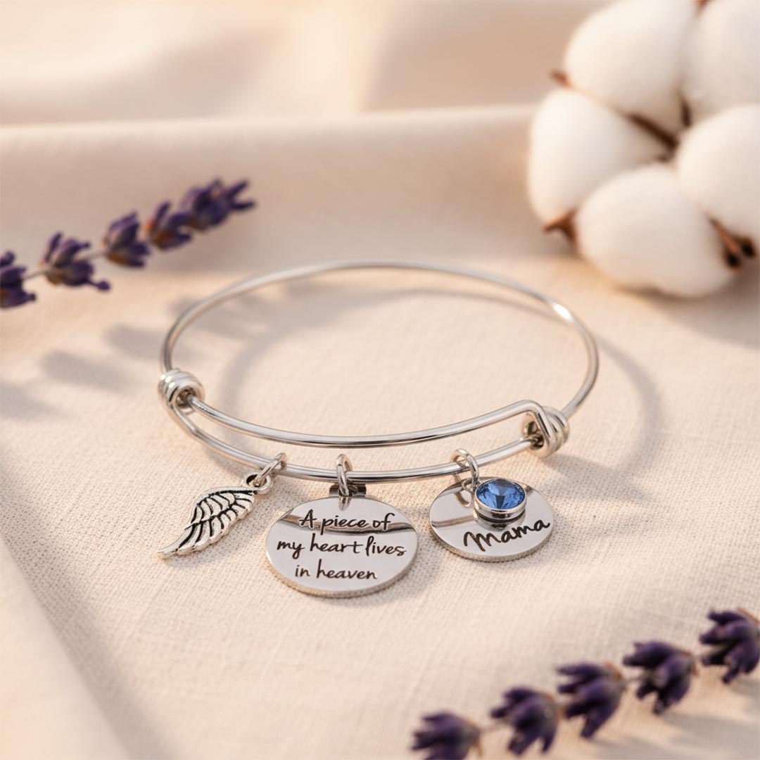 "Piece Of My Heart" Memorial Bracelet