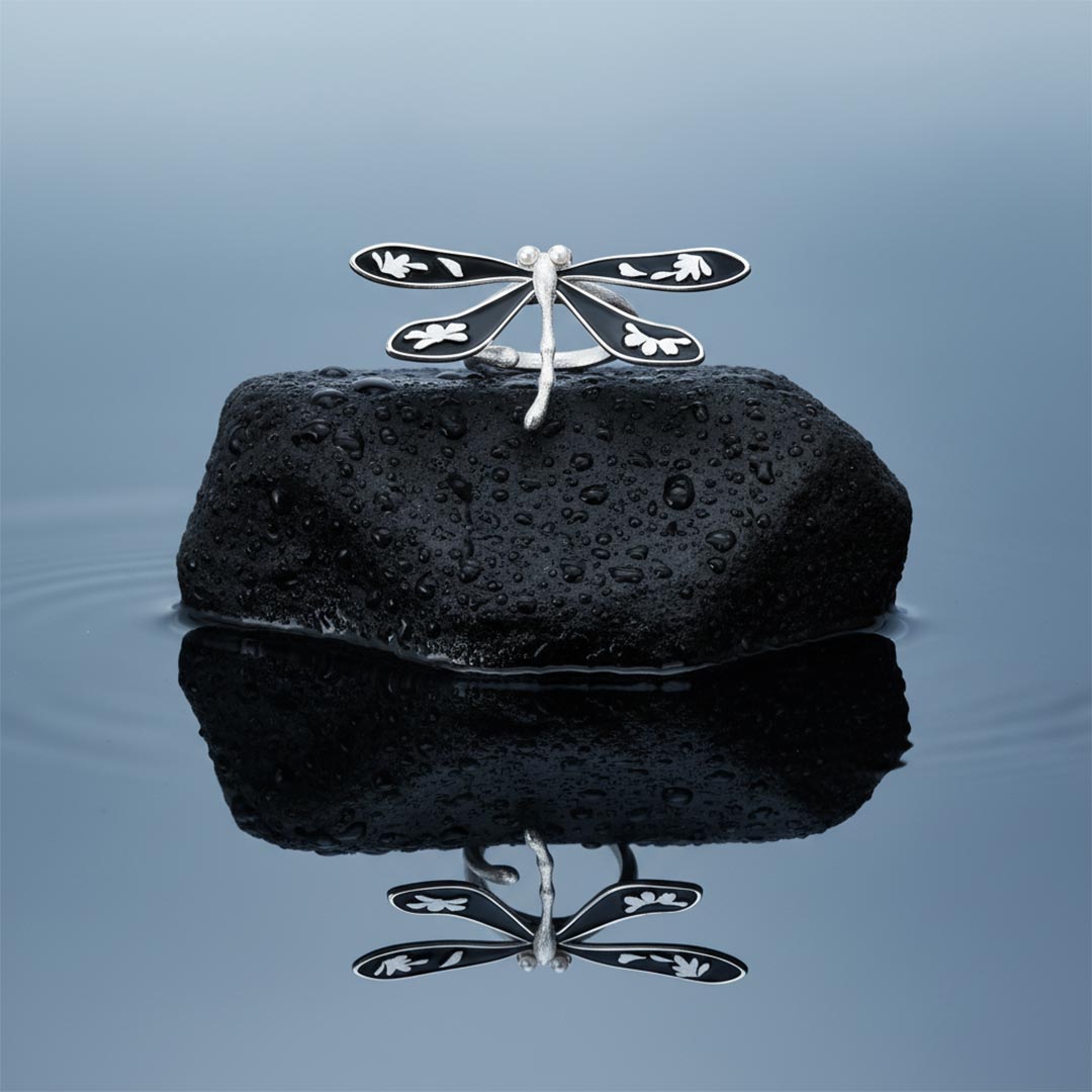 Those We Love Don’t Go Away Dragonfly Ring