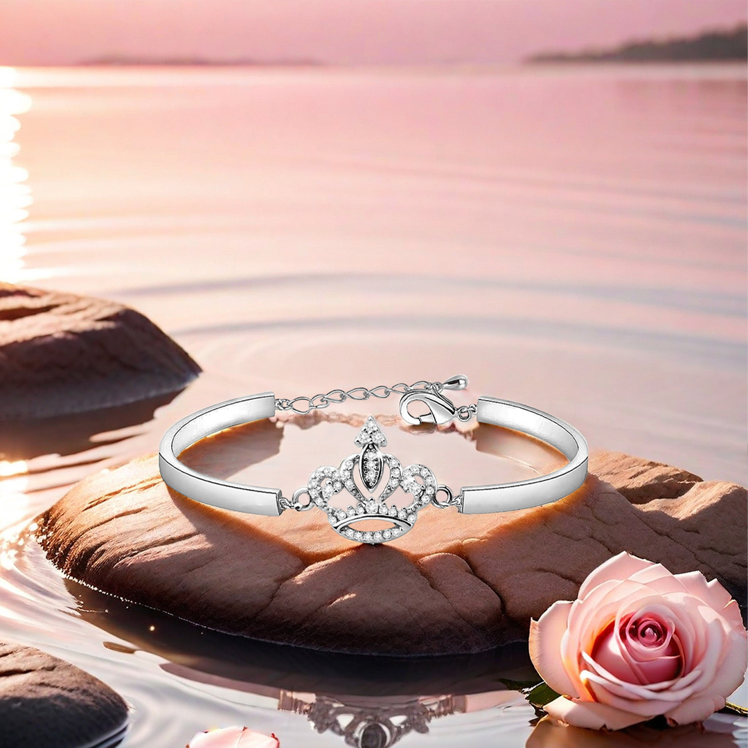 For Friend - Straighten Your Crown Crown Bracelet