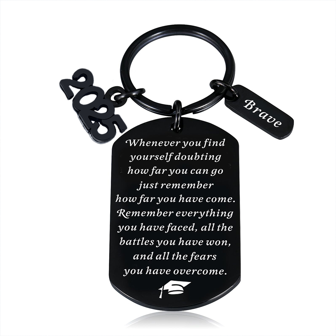 2025 Congrats You Did It Name Custom Keychain