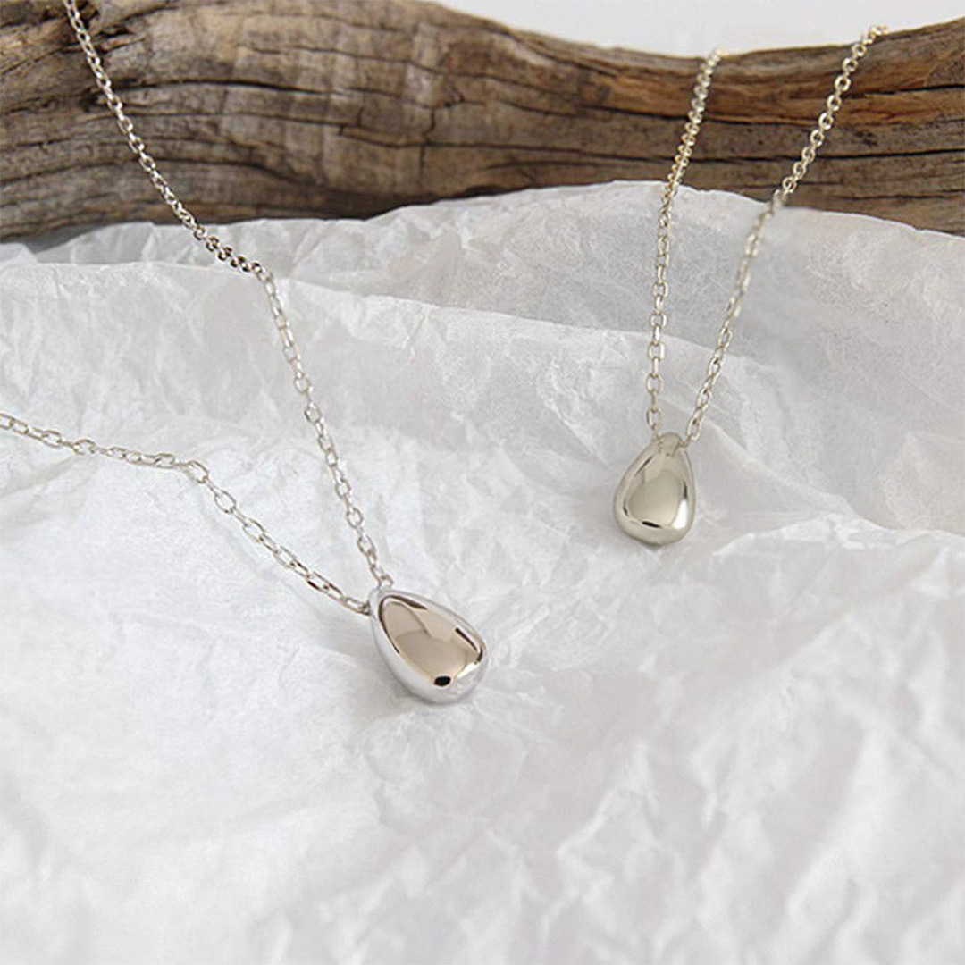 Memorial Tear Pendant Necklace 