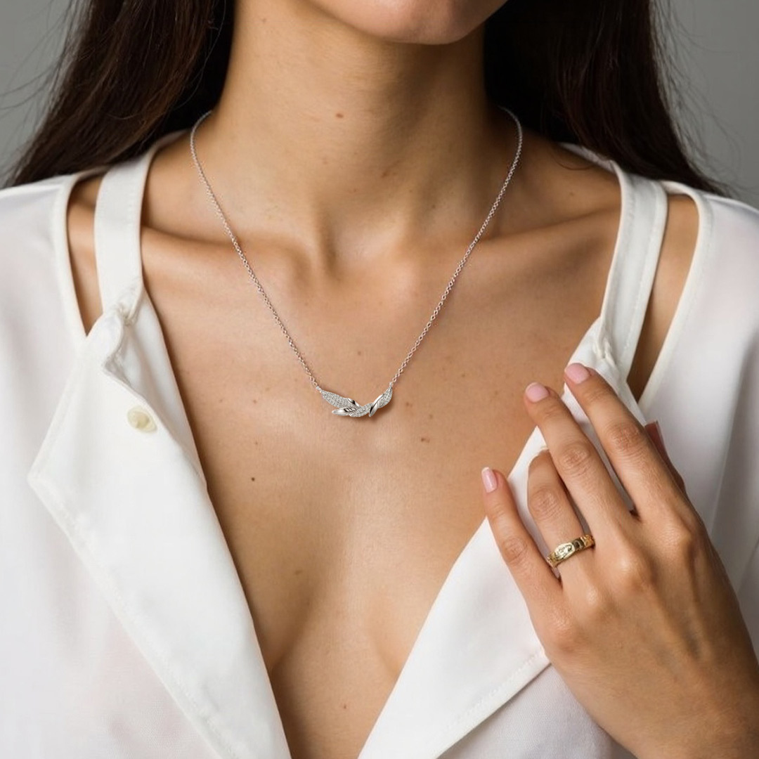 Your Guardian Angel Is Watching And Protecting Feather Necklace