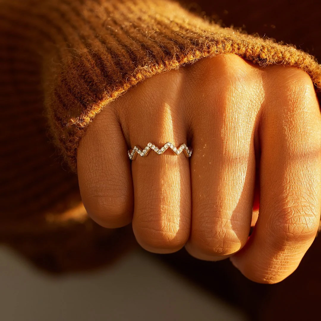 For Friends - Here's to another year of us wave ring