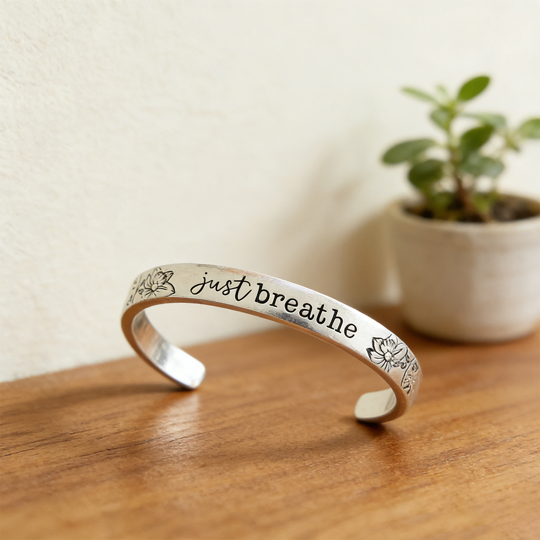 You Are Unbreakable Lotus Bracelet