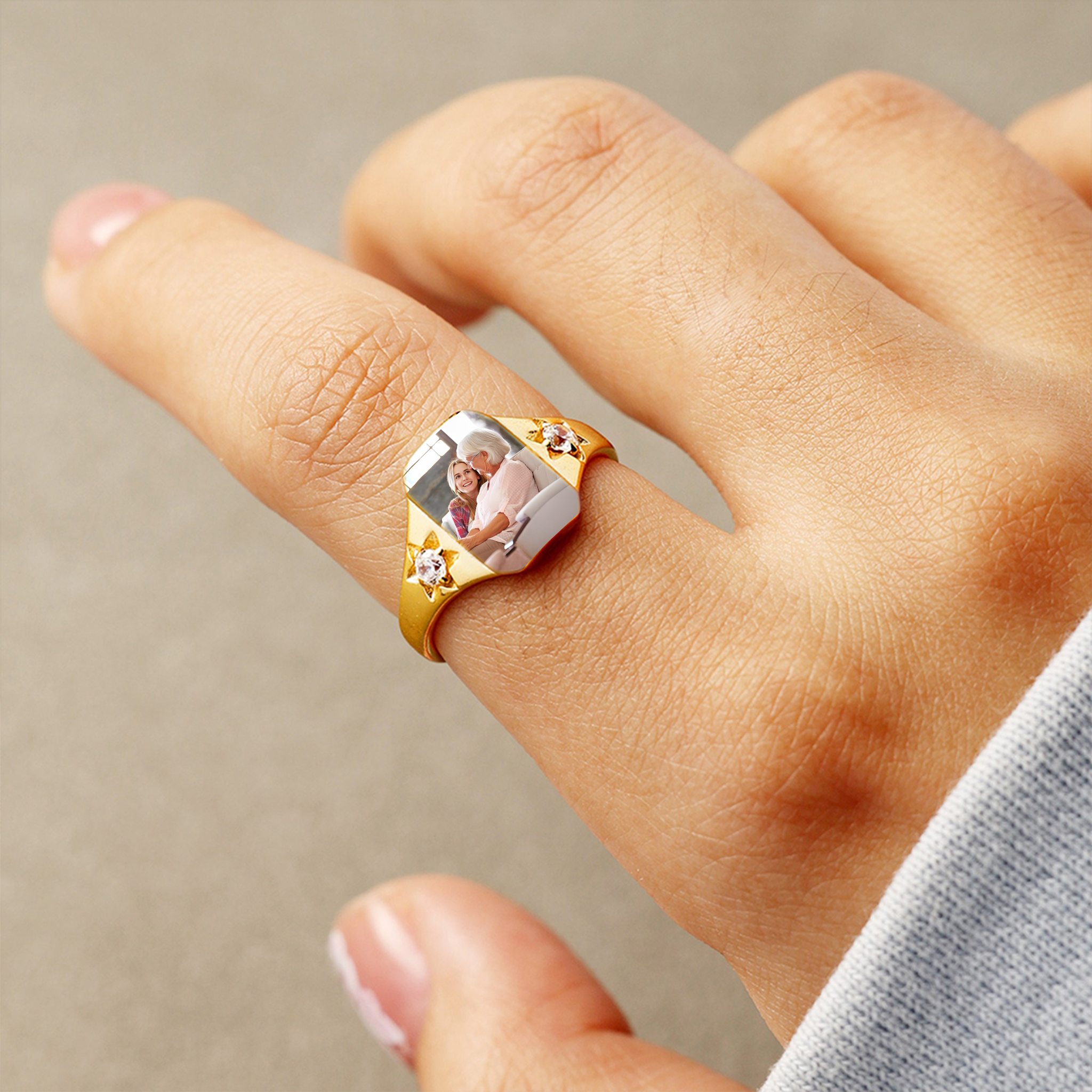 I’m So Proud Of You Photos And Birthstone Custom Ring