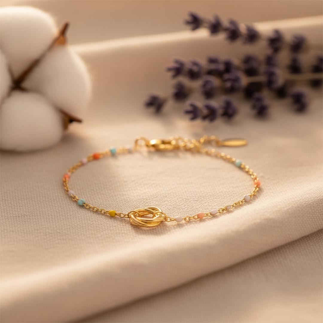 Three Generations Triple Circle Bracelet