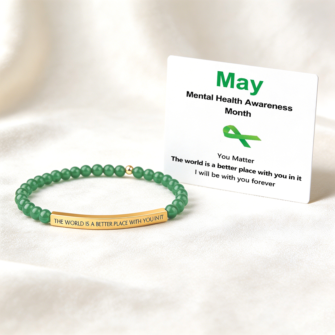 The World Is A Better Place With You In It Bead Bracelet