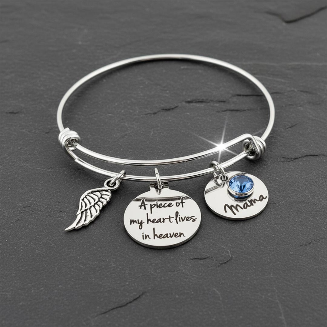 "Piece Of My Heart" Memorial Bracelet