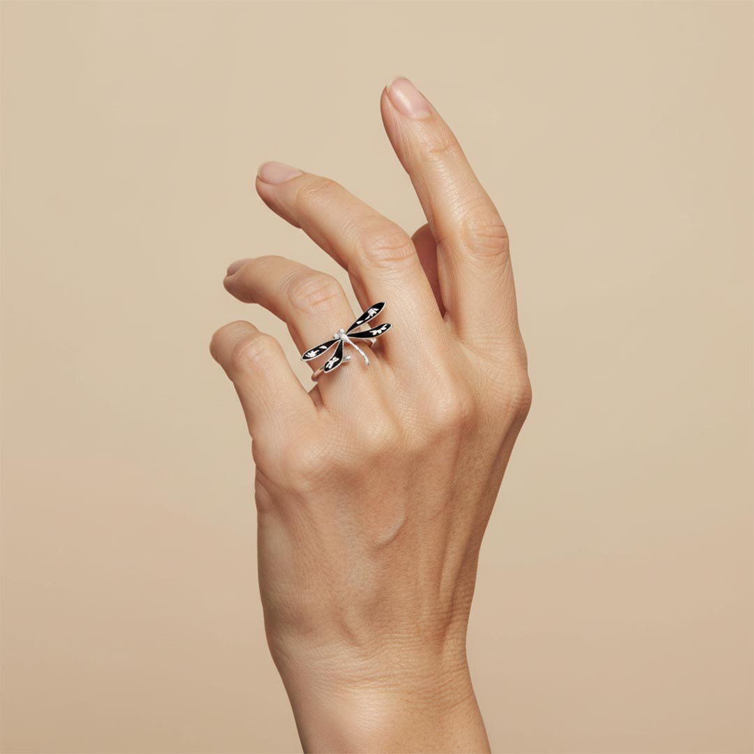 Those We Love Don’t Go Away Dragonfly Ring