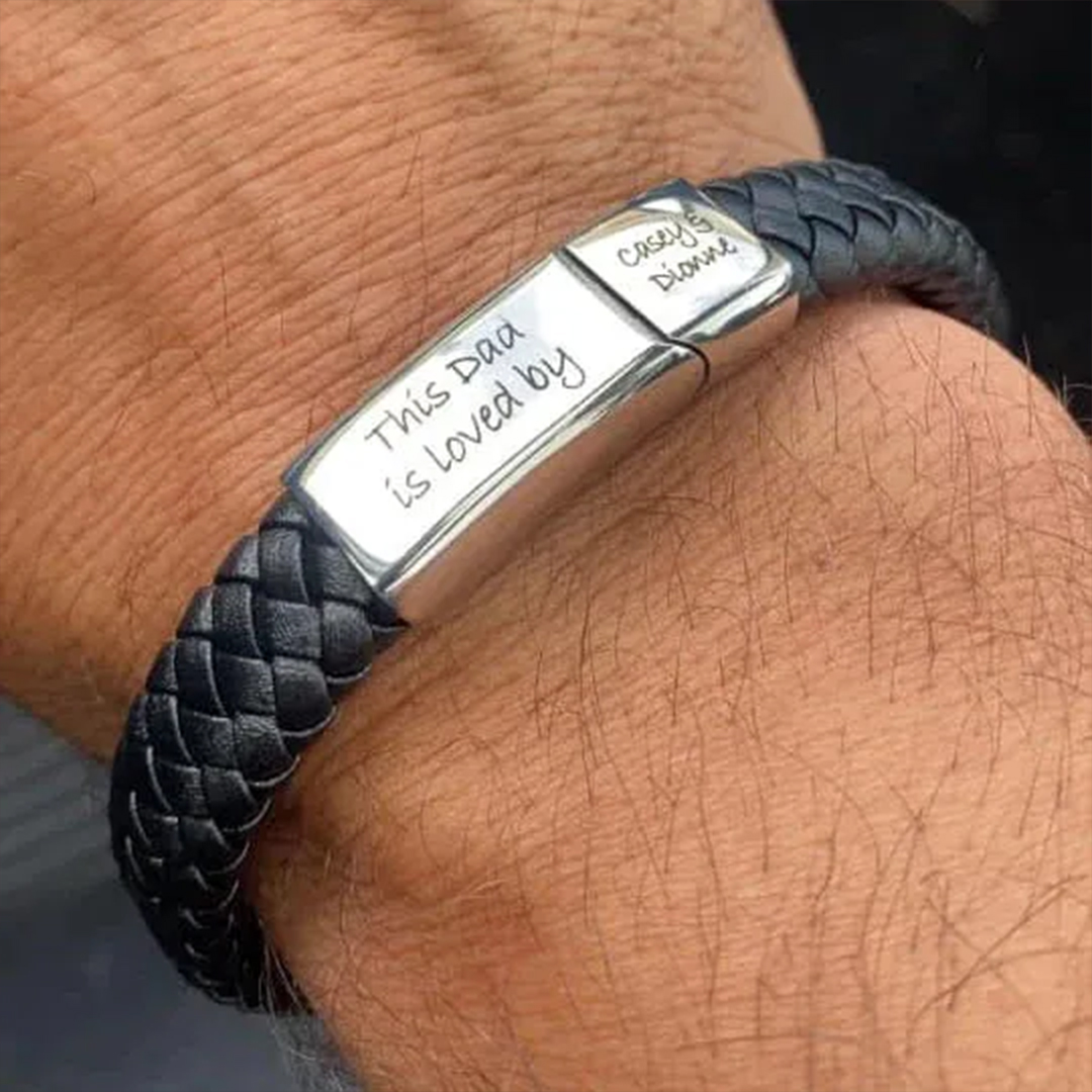 For Father - This Dad Is Loved By... Customizable Bracelet
