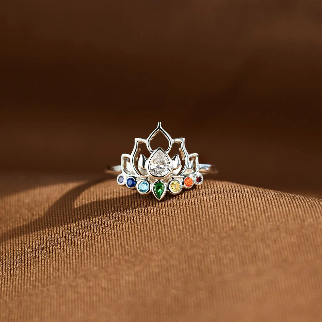 Fuck My Trauma Lotus Ring