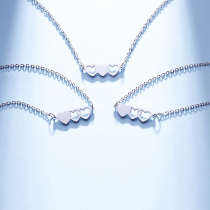 Mother and Daughter Forever Linked Together String Bracelet