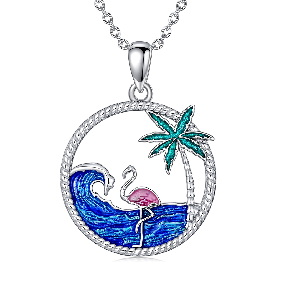 I Was Born To Stand Out Flamingo Necklace