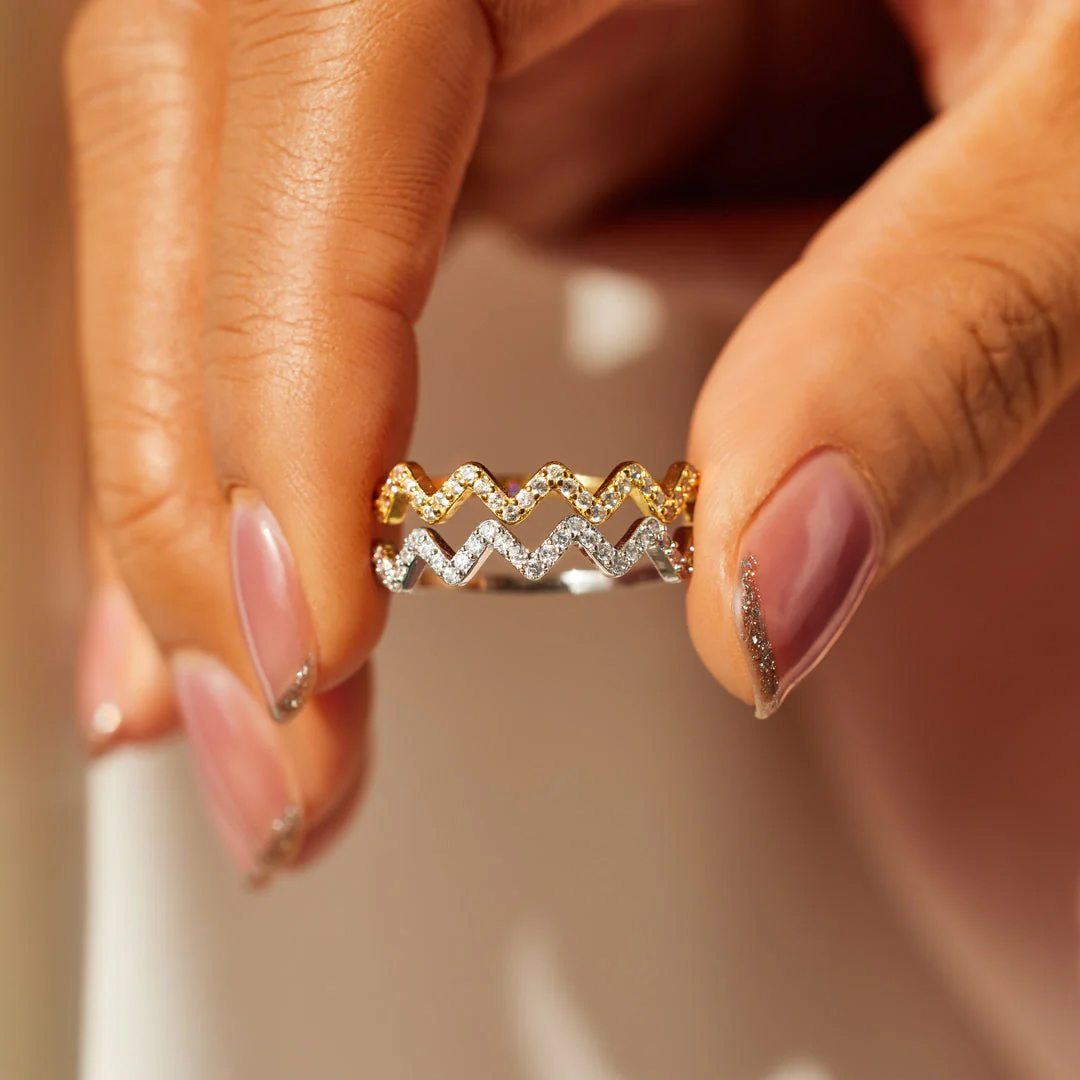 For Friends - Here's to another year of us wave ring
