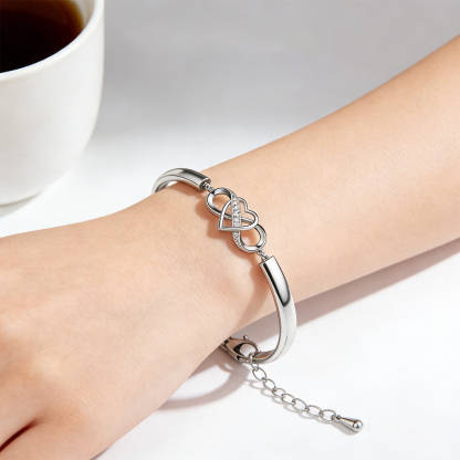 For Love - I love you still Infinity Heart Bracelet