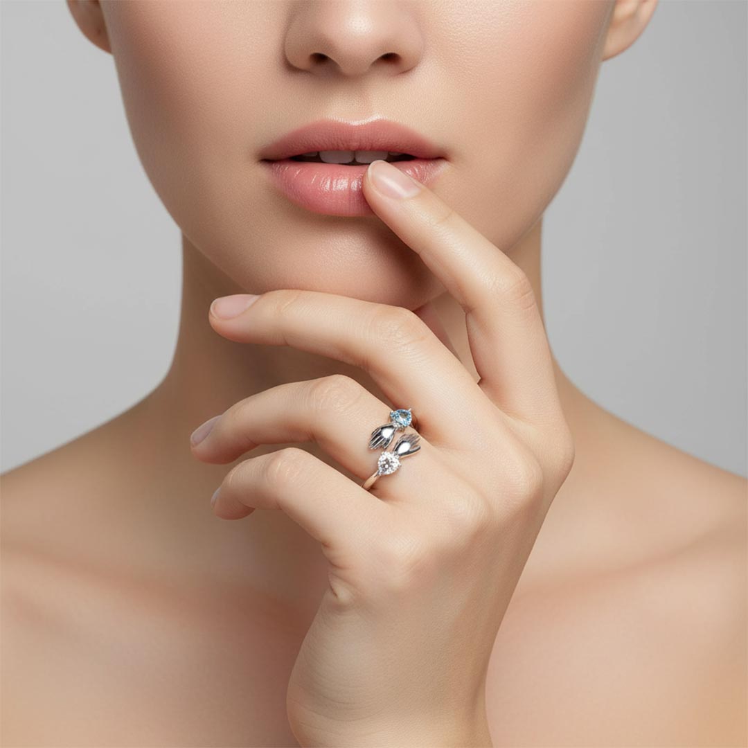 For Granddaughter - You Are Always In Mine Custom Birthstone Ring