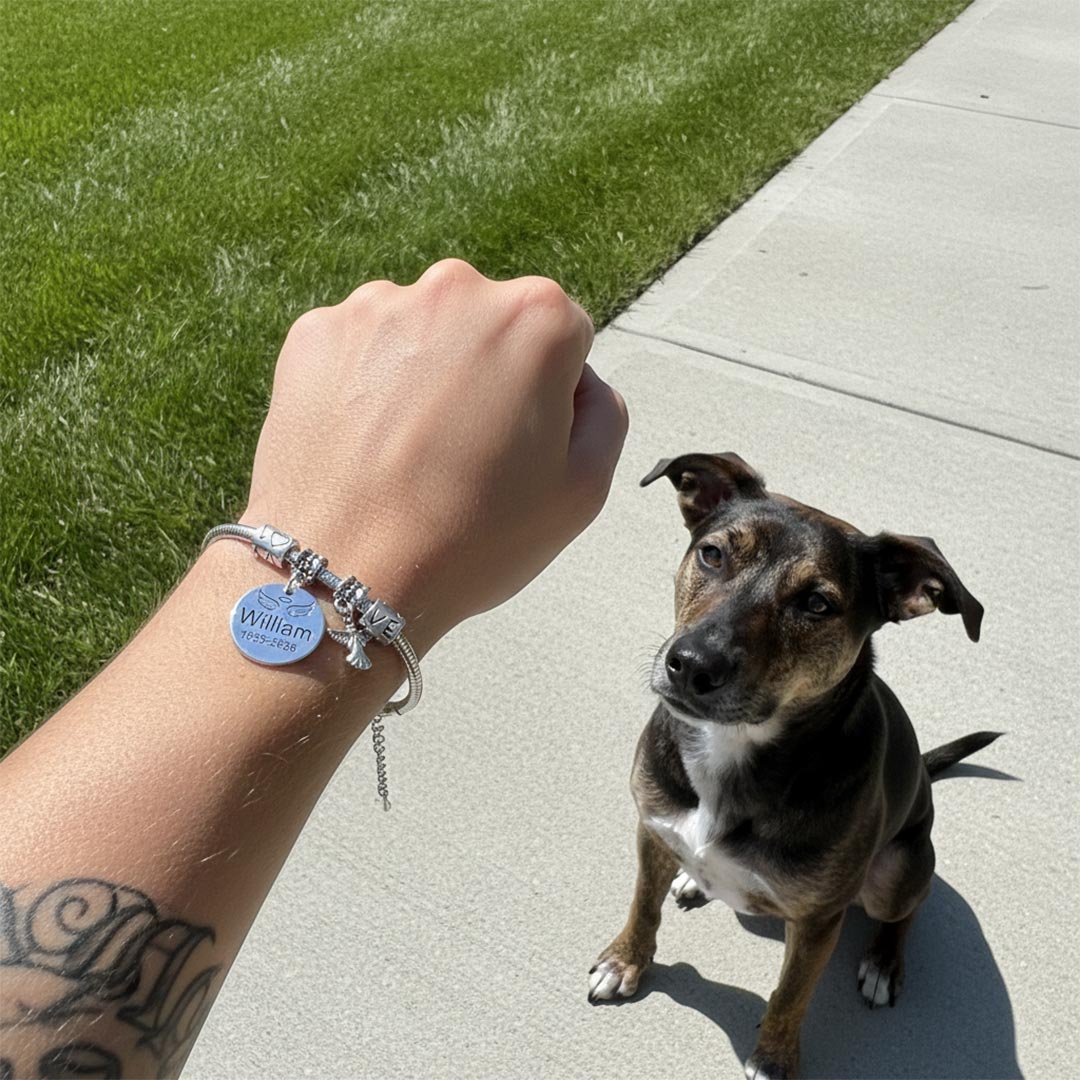 Personalized Angel Memorial Bracelet