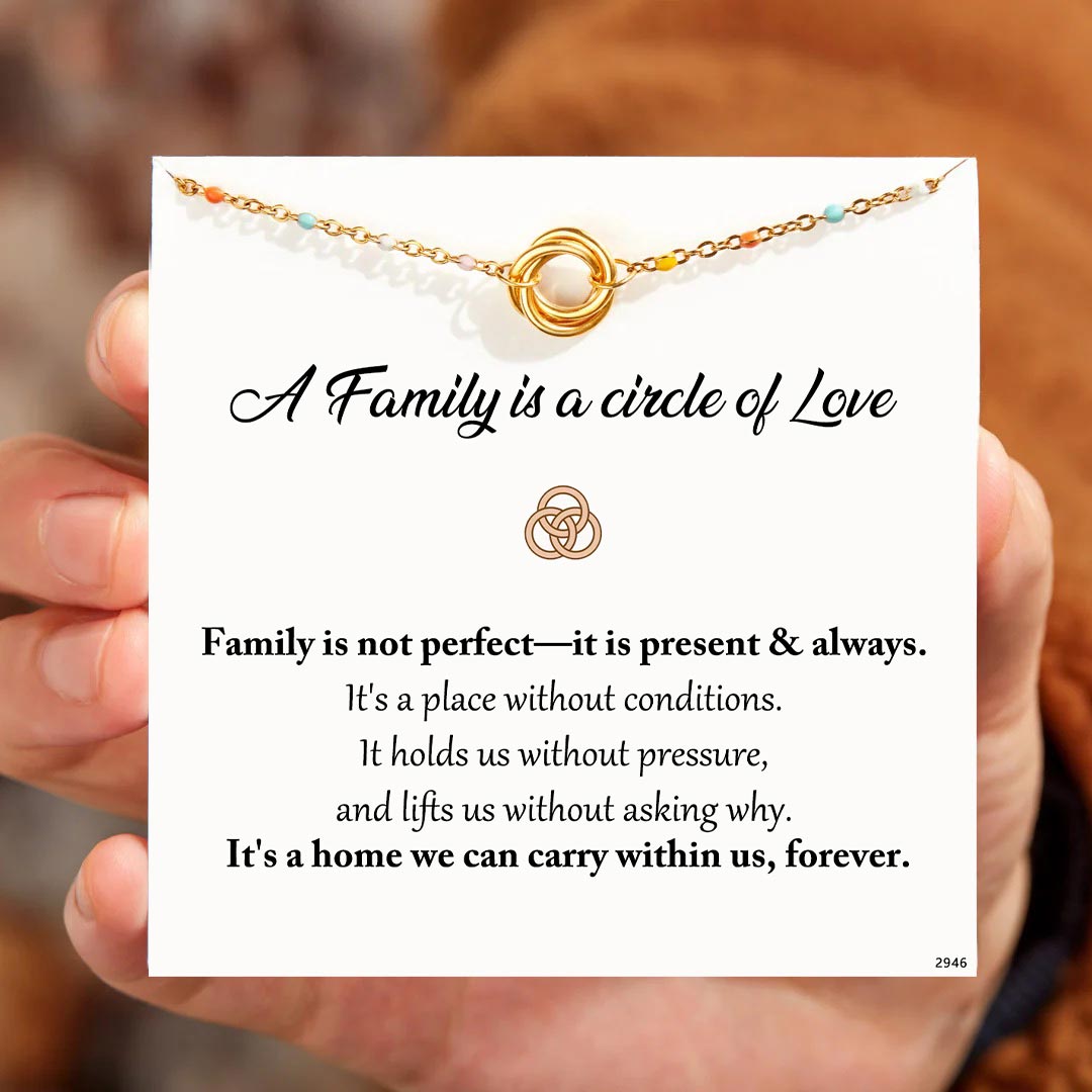 Three Generations Triple Circle Bracelet