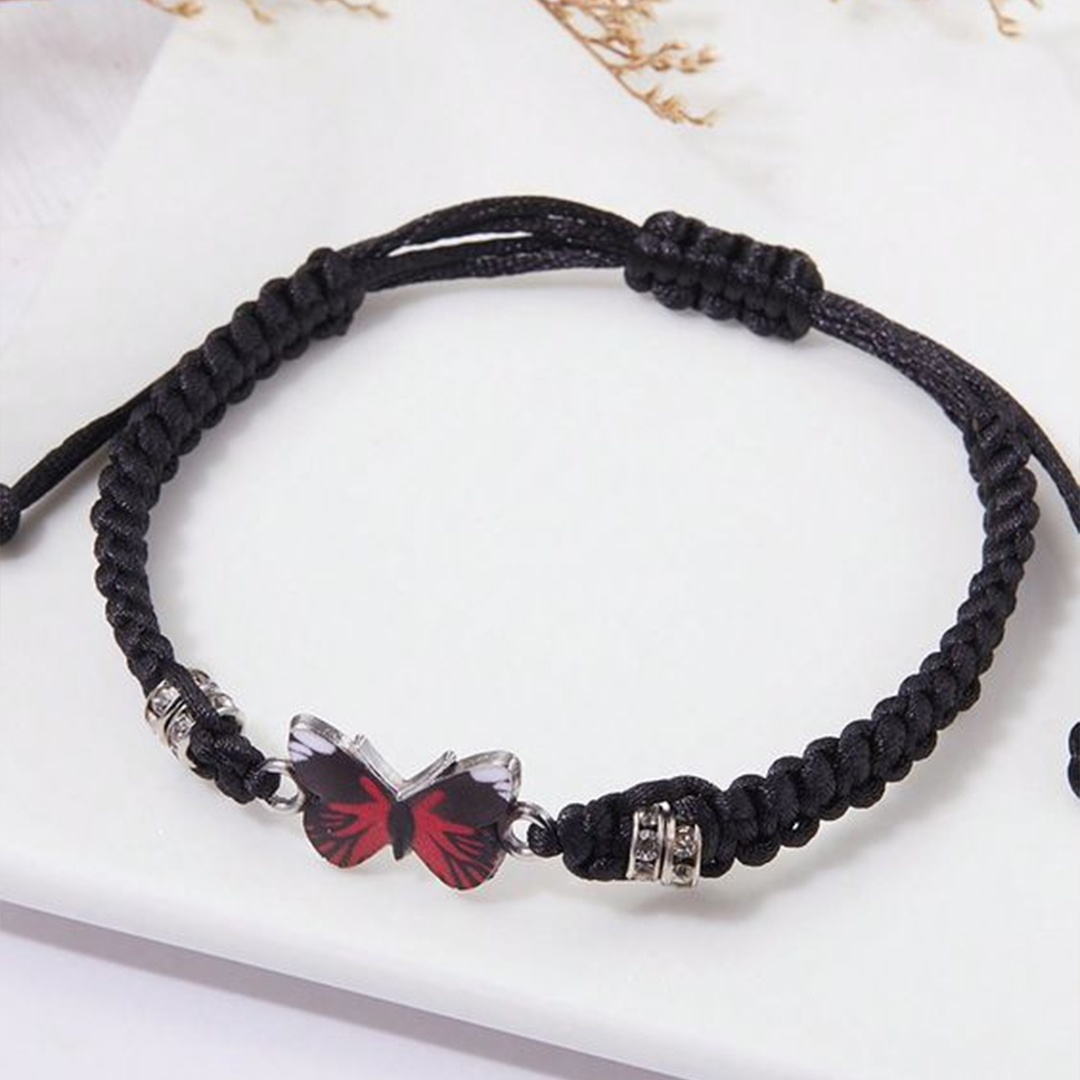 For Memorial - They Fly With Us Every Day Butterfly Bracelet