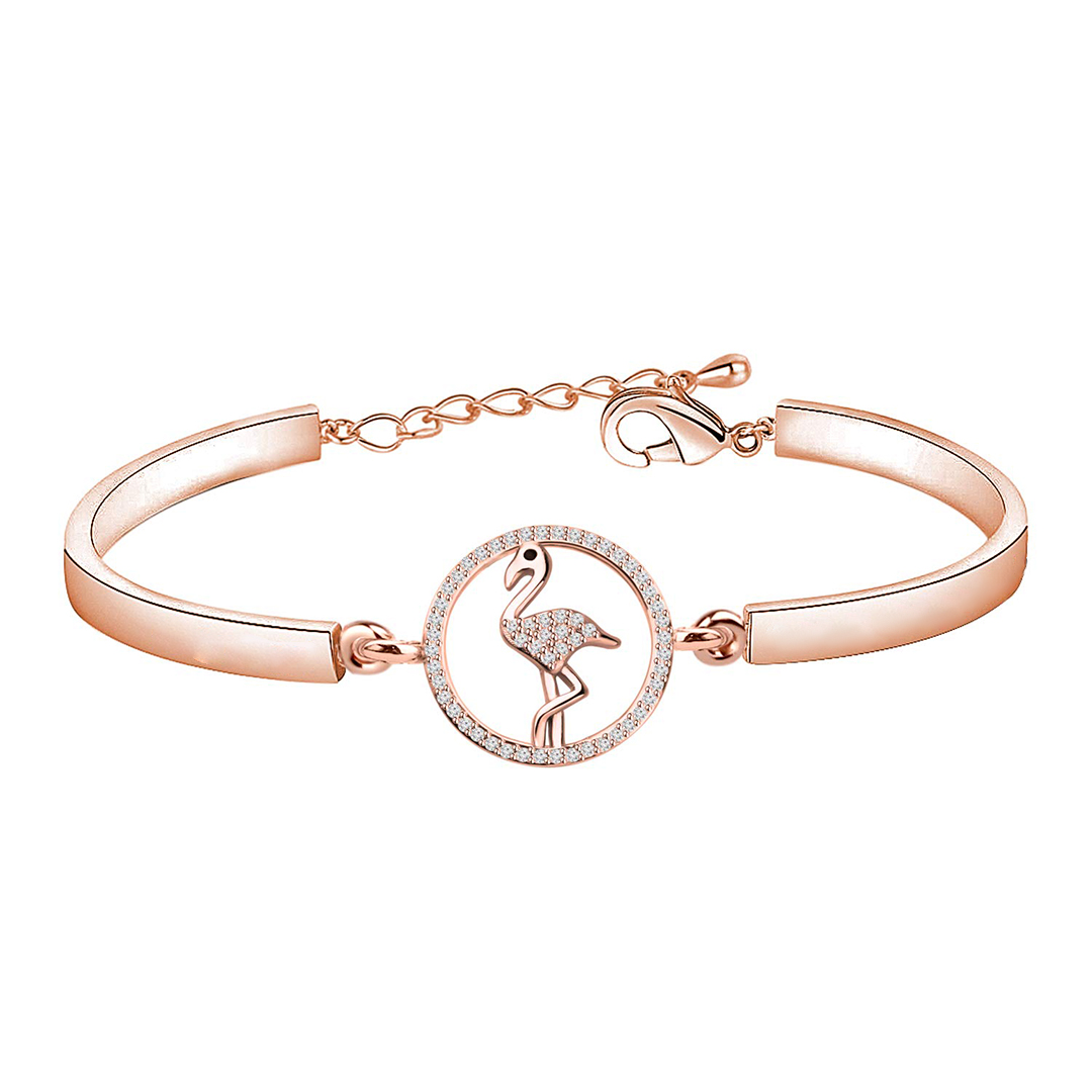 Never Forget How Flamazing You Are Flamingo Bracelet