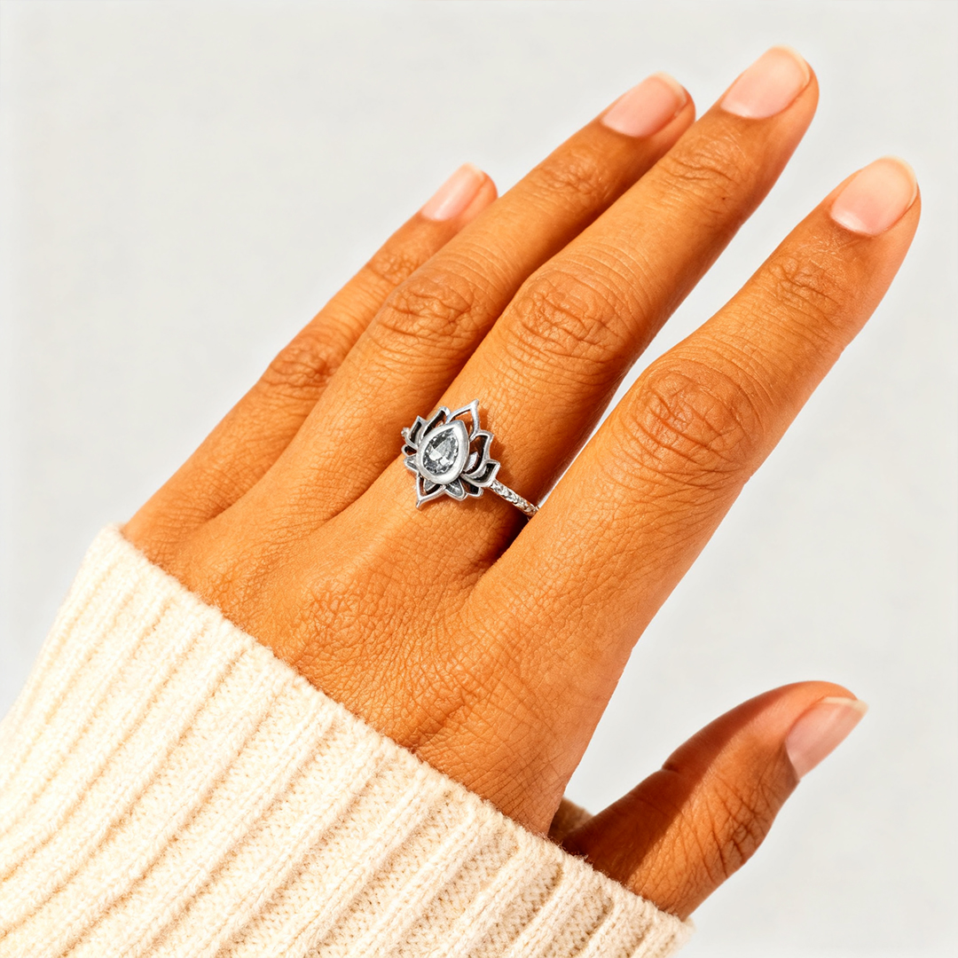 For Daughter-Lotus Rebirth Ring