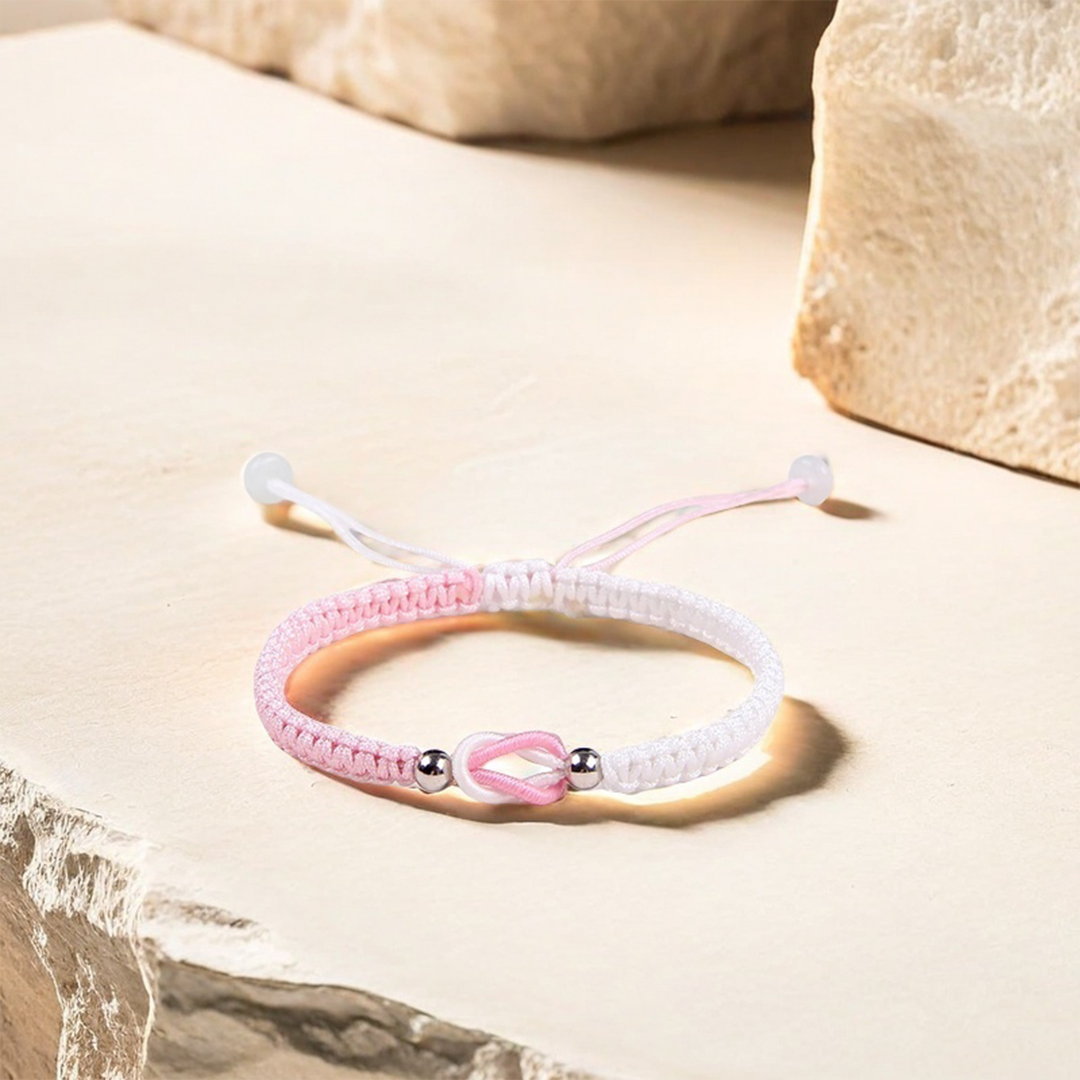 For Granddaughter - Grandmother & Granddaughter A link That Can Never Be Undone Handmade Braided Bracelet